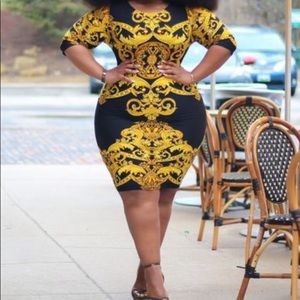 White and Gold dress